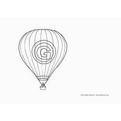 ぬりえページ: 熱気球 (交通機関) #134674 - 無料の印刷可能なぬりえページ