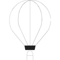 ぬりえページ: 熱気球 (交通機関) #134691 - 無料の印刷可能なぬりえページ