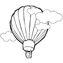 ぬりえページ: 熱気球 (交通機関) #134693 - 無料の印刷可能なぬりえページ