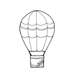 ぬりえページ: 熱気球 (交通機関) #134703 - 無料の印刷可能なぬりえページ