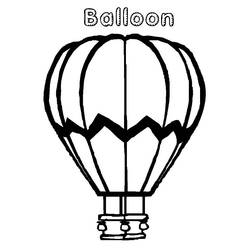 ぬりえページ: 熱気球 (交通機関) #134714 - 無料の印刷可能なぬりえページ