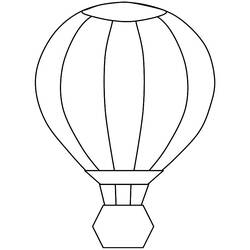 ぬりえページ: 熱気球 (交通機関) #134715 - 無料の印刷可能なぬりえページ