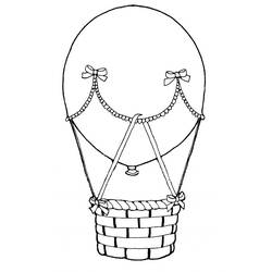 ぬりえページ: 熱気球 (交通機関) #134717 - 無料の印刷可能なぬりえページ