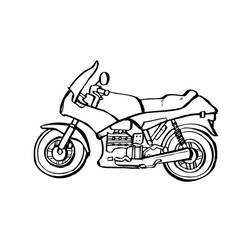 ぬりえページ: バイク (交通機関) #136254 - 無料の印刷可能なぬりえページ