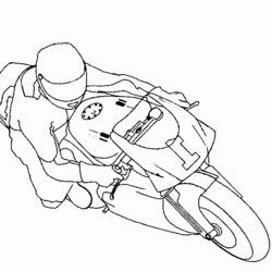 ぬりえページ: バイク (交通機関) #136269 - 無料の印刷可能なぬりえページ