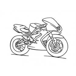 ぬりえページ: バイク (交通機関) #136272 - 無料の印刷可能なぬりえページ