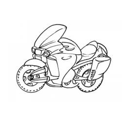 ぬりえページ: バイク (交通機関) #136280 - 無料の印刷可能なぬりえページ