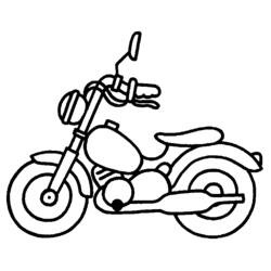 ぬりえページ: バイク (交通機関) #136293 - 無料の印刷可能なぬりえページ