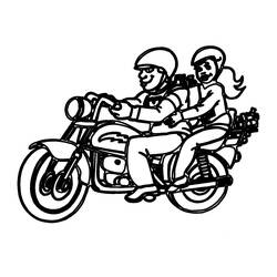 ぬりえページ: バイク (交通機関) #136300 - 無料の印刷可能なぬりえページ