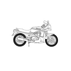 ぬりえページ: バイク (交通機関) #136303 - 無料の印刷可能なぬりえページ