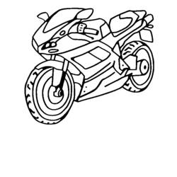 ぬりえページ: バイク (交通機関) #136305 - 無料の印刷可能なぬりえページ