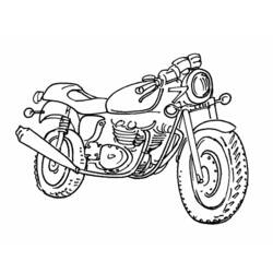 ぬりえページ: バイク (交通機関) #136316 - 無料の印刷可能なぬりえページ