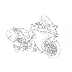 ぬりえページ: バイク (交通機関) #136319 - 無料の印刷可能なぬりえページ