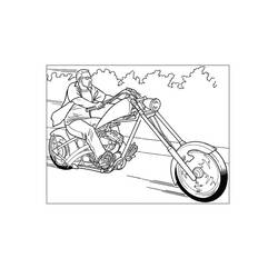 ぬりえページ: バイク (交通機関) #136327 - 無料の印刷可能なぬりえページ