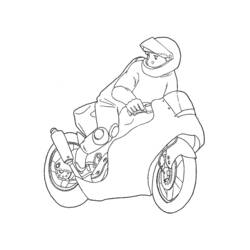 ぬりえページ: バイク (交通機関) #136348 - 無料の印刷可能なぬりえページ