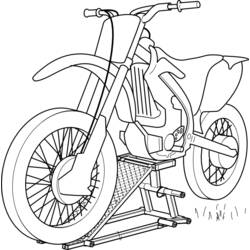 ぬりえページ: バイク (交通機関) #136359 - 無料の印刷可能なぬりえページ
