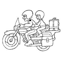ぬりえページ: バイク (交通機関) #136360 - 無料の印刷可能なぬりえページ