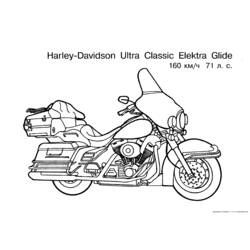 ぬりえページ: バイク (交通機関) #136370 - 無料の印刷可能なぬりえページ