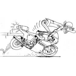 ぬりえページ: バイク (交通機関) #136399 - 無料の印刷可能なぬりえページ
