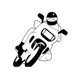 ぬりえページ: バイク (交通機関) #136404 - 無料の印刷可能なぬりえページ