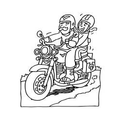 ぬりえページ: バイク (交通機関) #136413 - 無料の印刷可能なぬりえページ