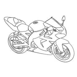 ぬりえページ: バイク (交通機関) #136434 - 無料の印刷可能なぬりえページ