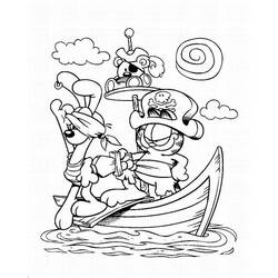 ぬりえページ: 海賊船 (交通機関) #138407 - 無料の印刷可能なぬりえページ