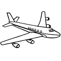 ぬりえページ: 飛行機 (交通機関) #134781 - 無料の印刷可能なぬりえページ