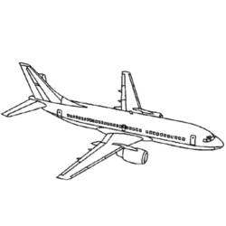 ぬりえページ: 飛行機 (交通機関) #134790 - 無料の印刷可能なぬりえページ