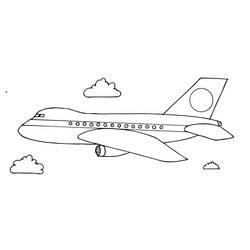 ぬりえページ: 飛行機 (交通機関) #134799 - 無料の印刷可能なぬりえページ