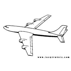 ぬりえページ: 飛行機 (交通機関) #134808 - 無料の印刷可能なぬりえページ