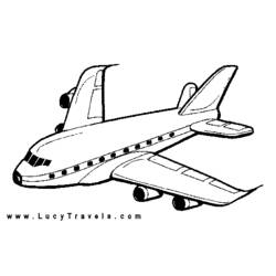 ぬりえページ: 飛行機 (交通機関) #134822 - 無料の印刷可能なぬりえページ