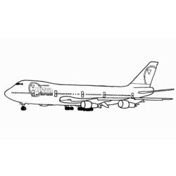 ぬりえページ: 飛行機 (交通機関) #134823 - 無料の印刷可能なぬりえページ
