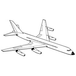 ぬりえページ: 飛行機 (交通機関) #134846 - 無料の印刷可能なぬりえページ