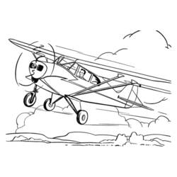 ぬりえページ: 飛行機 (交通機関) #134864 - 無料の印刷可能なぬりえページ