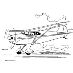 ぬりえページ: 飛行機 (交通機関) #134870 - 無料の印刷可能なぬりえページ