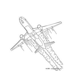 ぬりえページ: 飛行機 (交通機関) #134877 - 無料の印刷可能なぬりえページ