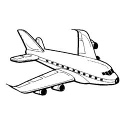 ぬりえページ: 飛行機 (交通機関) #134907 - 無料の印刷可能なぬりえページ
