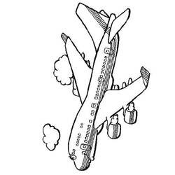 ぬりえページ: 飛行機 (交通機関) #134911 - 無料の印刷可能なぬりえページ