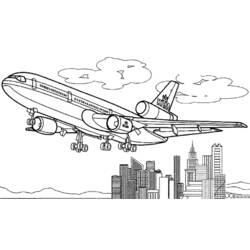 ぬりえページ: 飛行機 (交通機関) #134930 - 無料の印刷可能なぬりえページ