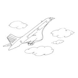 ぬりえページ: 飛行機 (交通機関) #134960 - 無料の印刷可能なぬりえページ