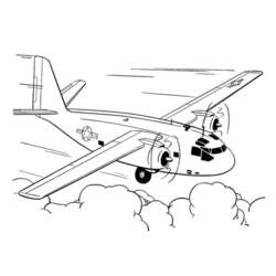 ぬりえページ: 飛行機 (交通機関) #134965 - 無料の印刷可能なぬりえページ