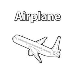 ぬりえページ: 飛行機 (交通機関) #134976 - 無料の印刷可能なぬりえページ