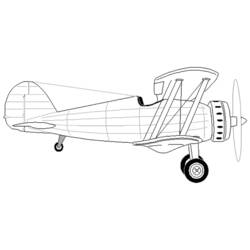 ぬりえページ: 飛行機 (交通機関) #135008 - 無料の印刷可能なぬりえページ