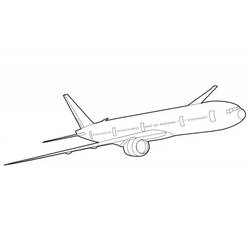 ぬりえページ: 飛行機 (交通機関) #135009 - 無料の印刷可能なぬりえページ