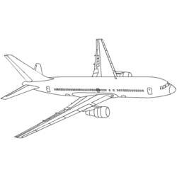 ぬりえページ: 飛行機 (交通機関) #135015 - 無料の印刷可能なぬりえページ
