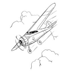ぬりえページ: 飛行機 (交通機関) #135021 - 無料の印刷可能なぬりえページ