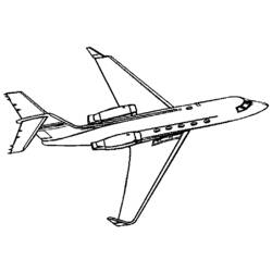 ぬりえページ: 飛行機 (交通機関) #135024 - 無料の印刷可能なぬりえページ