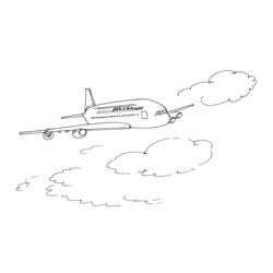 ぬりえページ: 飛行機 (交通機関) #135025 - 無料の印刷可能なぬりえページ