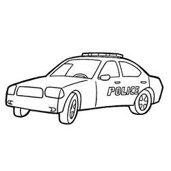 ぬりえページ: 警察車両 (交通機関) #142942 - 無料の印刷可能なぬりえページ